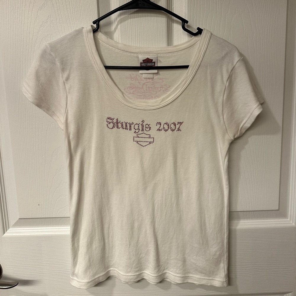 Harley-Davidson Rhinestone Sturgis 2007 Tee